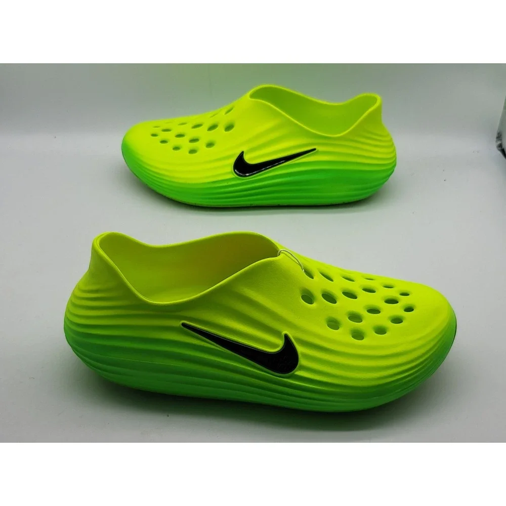 Nike ReactX‎ Rejuven8 Mens 9 Green Strike Black Volt Mules HV5060-300